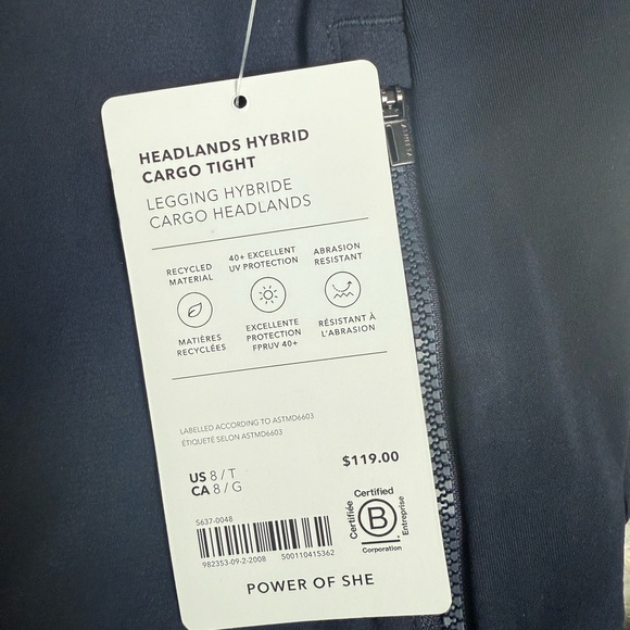 Athleta headlands hybrid cargo tight - Picture 2 of 2